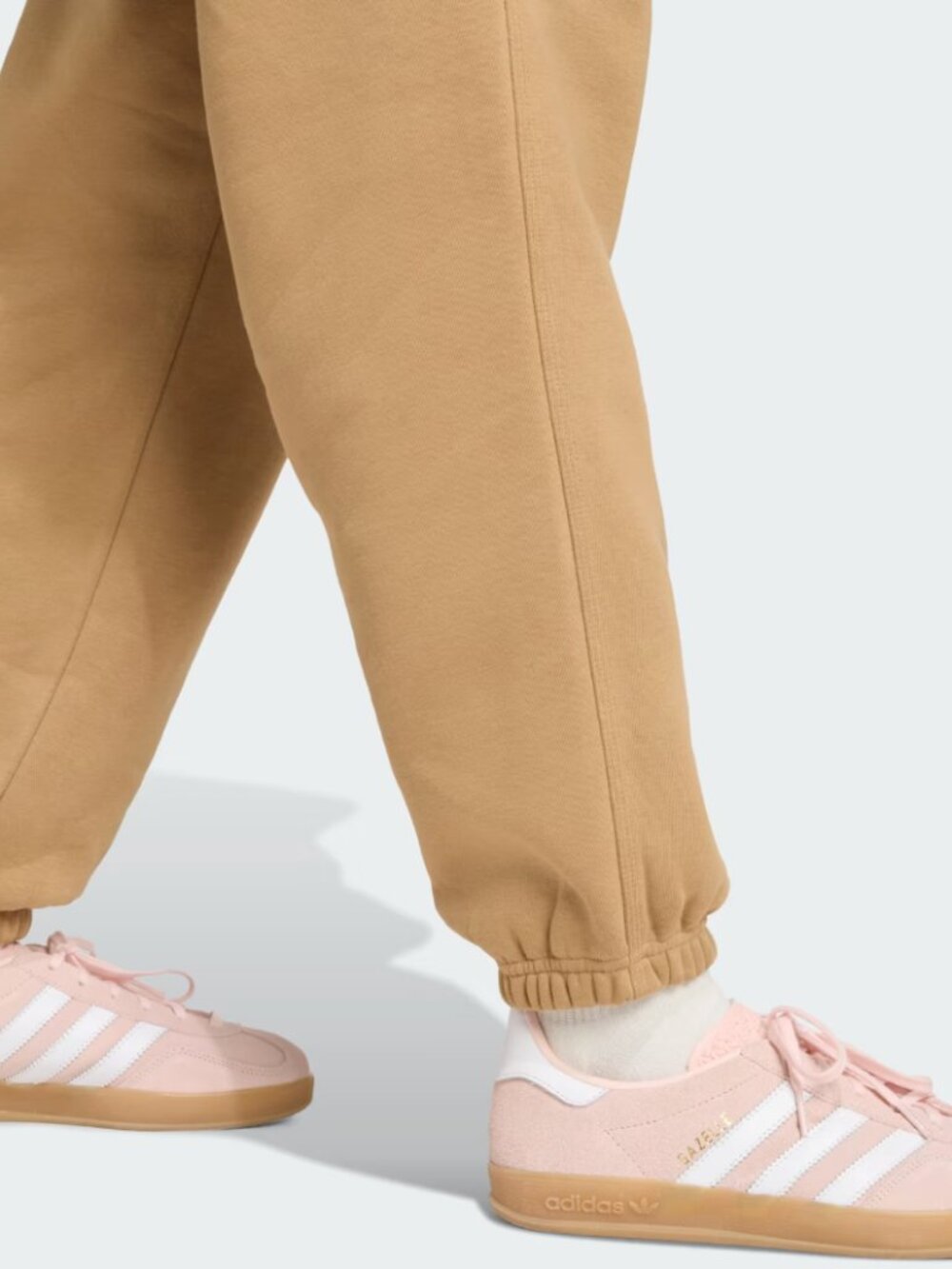 adidas Originals Women's Essentials Fleece Loose Joggers - Color: Cardboard - Picture 6 of 7